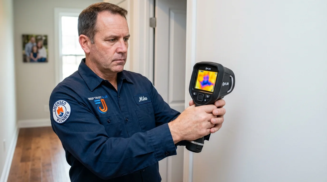 Thermal imaging leak detection by Johns Plumbing LLC in Dublin